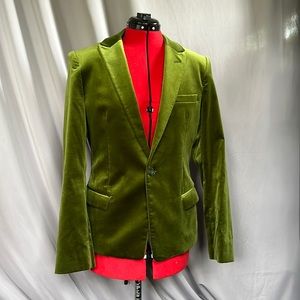 *ALTERED* Emporio Armani Jewel Green Velvet Jacket